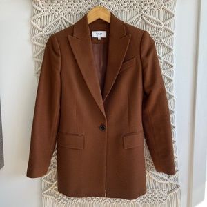Stunning Reiss Blazer (russet toned) with Italian Fabric Wool   Size: 0